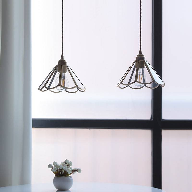 LustreVerre - Brass Hanging Lamp