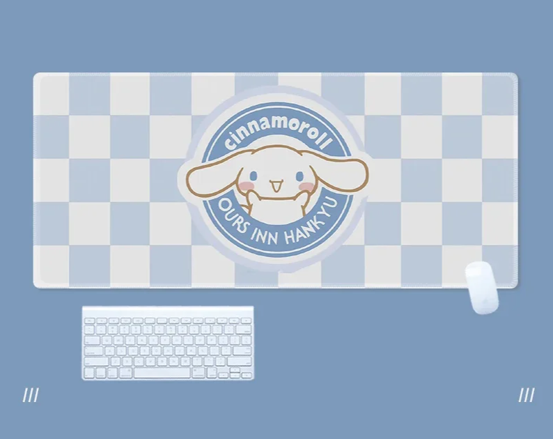 Cinnamoroll Kuromi Deskmat