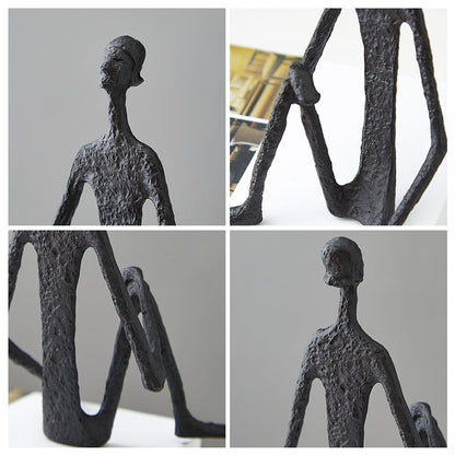 Metal Abstract Figurines