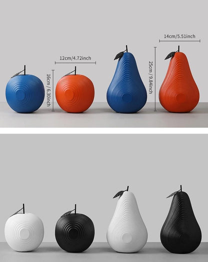 Nordic Abstract Fruit Sculpture