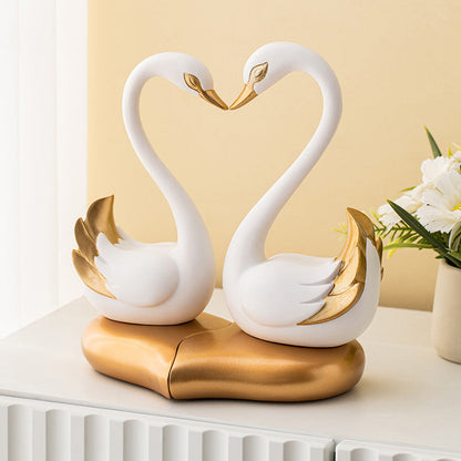 Love Swans Decorative Figurine