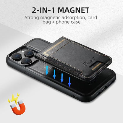 Leather Card Holder iPhone Case: Magsafe, Wireless Charging (Compatible With Magsafe)