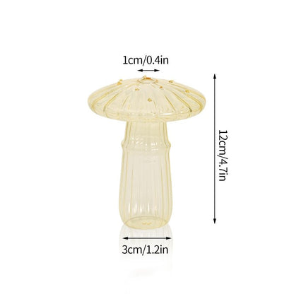 Cactus + Mushroom Shaped Glass Vases