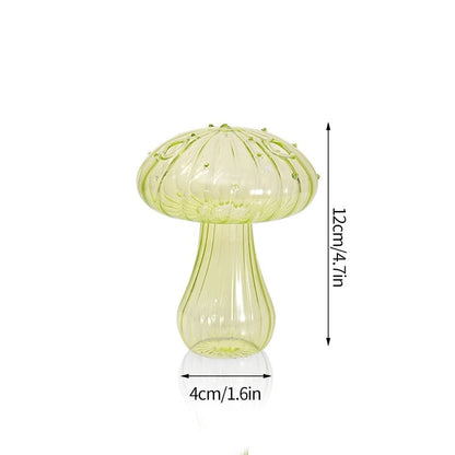 Cactus + Mushroom Shaped Glass Vases