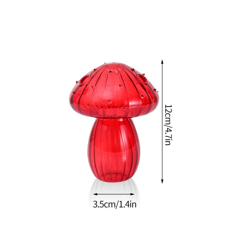 Cactus + Mushroom Shaped Glass Vases