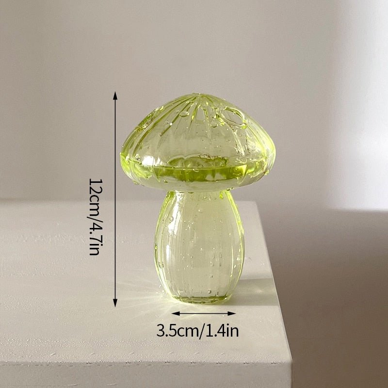 Cactus + Mushroom Shaped Glass Vases