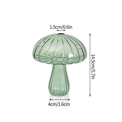 Cactus + Mushroom Shaped Glass Vases