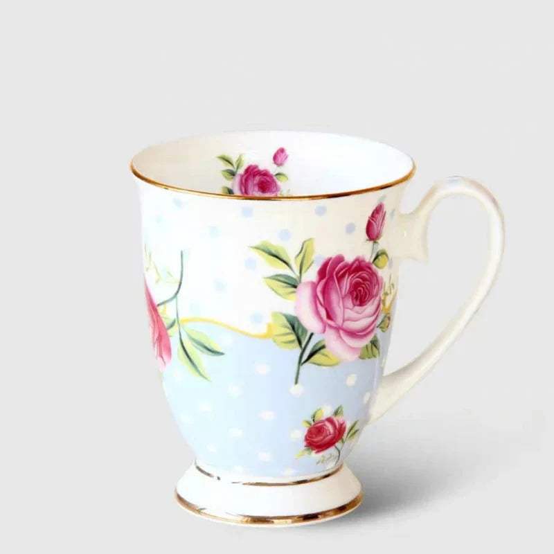 Camellia Bone China Coffee Mug