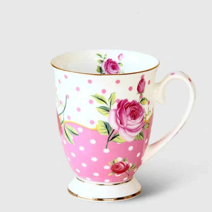 Camellia Bone China Coffee Mug