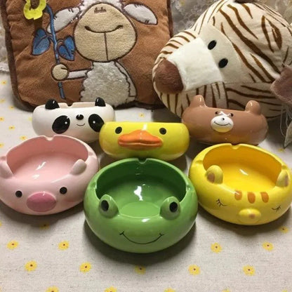 Cartoon Animal Ceramic Ashtray