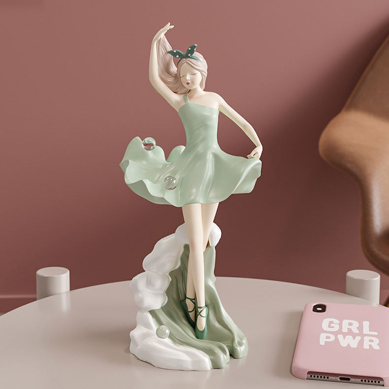 Dancing Ballet Girl Figurine