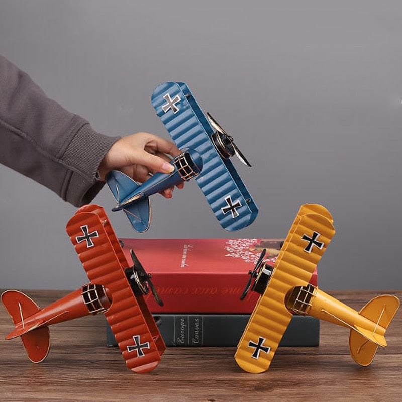 Retro Metal Plane Craft