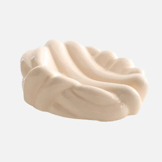 Grooves Ceramic Soap Box