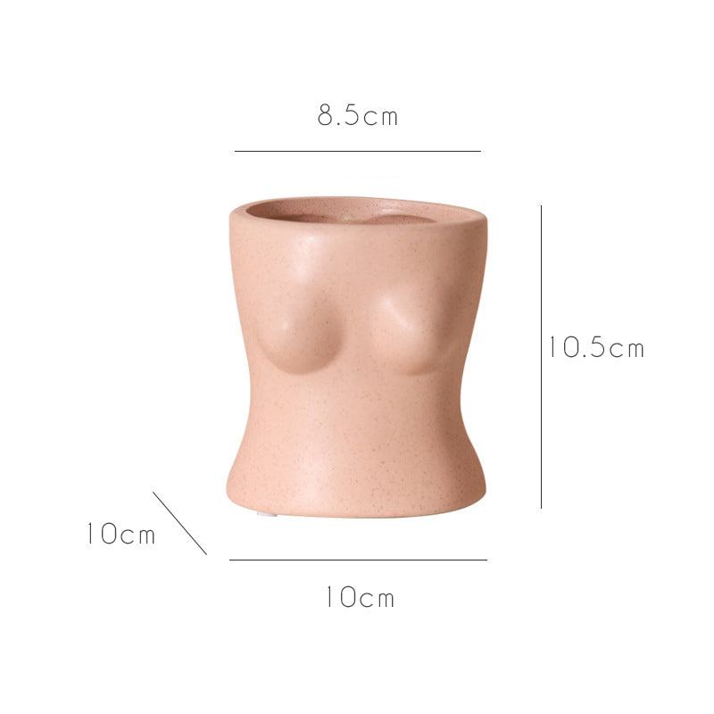 Pink Girl Body Vase