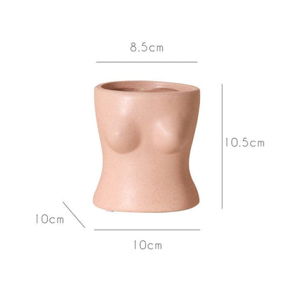 Pink Girl Body Vase