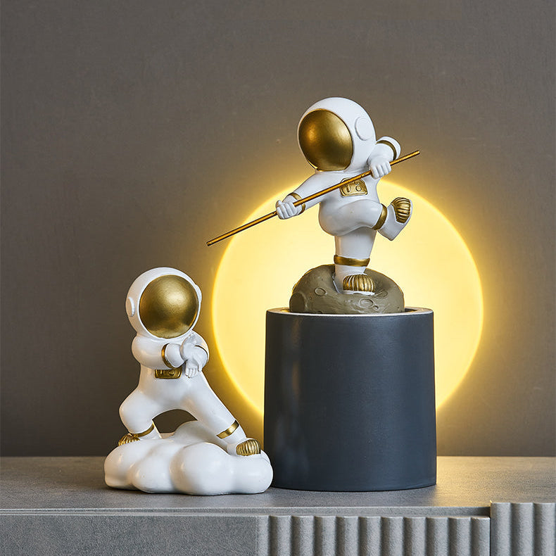 Kung Fu Astronaut Figurines