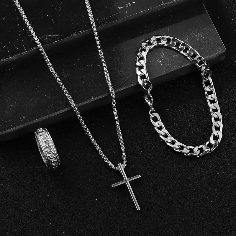 John 3:16 Faith Jewelry 3-Piece Set