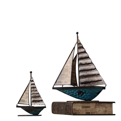 Iron Retro Sailboat