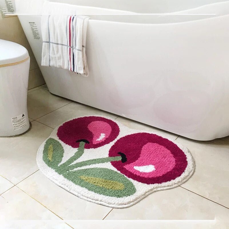 Cherry Fruit Thick Tufted Door Mat