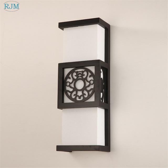 Chinese Style Imitation Creative Wood Wall Sconce Lamp