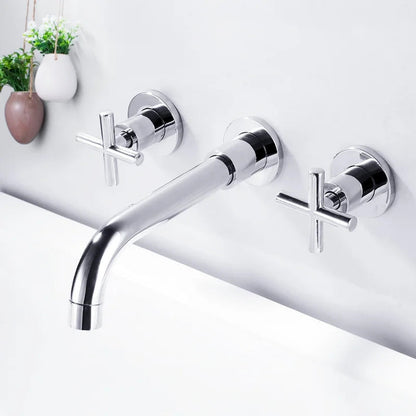 Miravique Two-Handle Wall Mounted Faucet