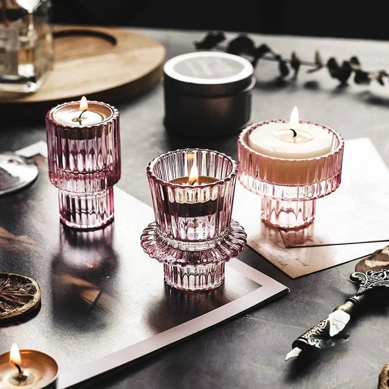 Classic Crystal Tealight Candle Holder