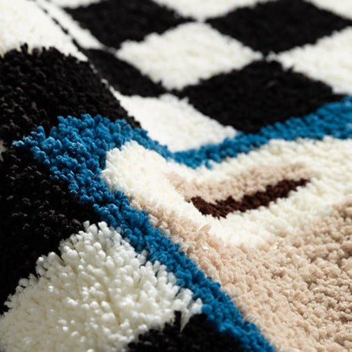 Coffee Checkered Mat