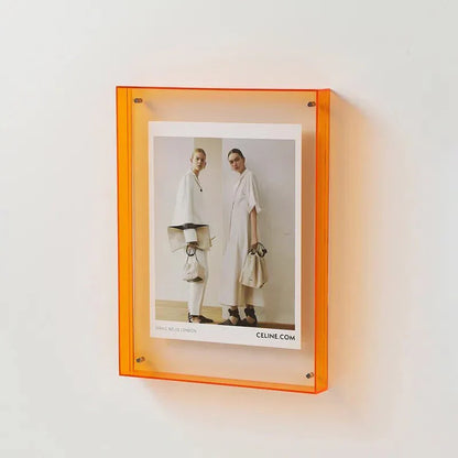 Colored Transparent Acrylic Picture Frame