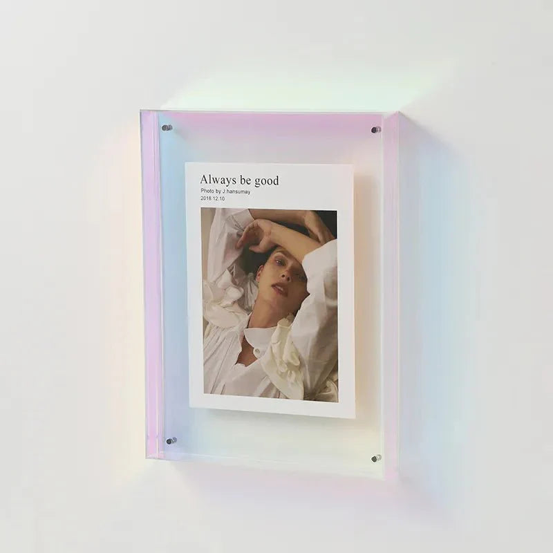 Colored Transparent Acrylic Picture Frame