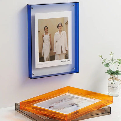 Colored Transparent Acrylic Picture Frame