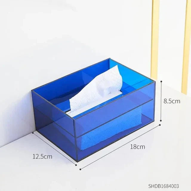 Colourful Acrylic Tissue Box Holder