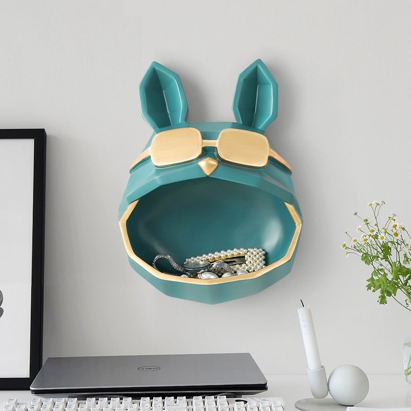 Cool Big-Mouth Dog Wall Shelf