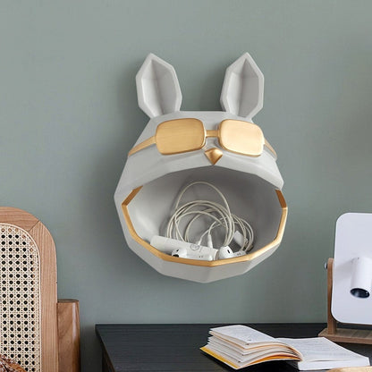 Cool Big-Mouth Dog Wall Shelf