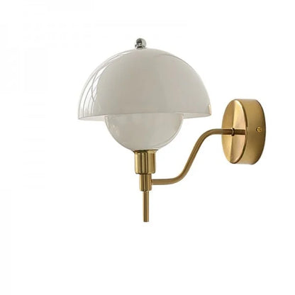 Cream Mushroom Walkway Wall Light