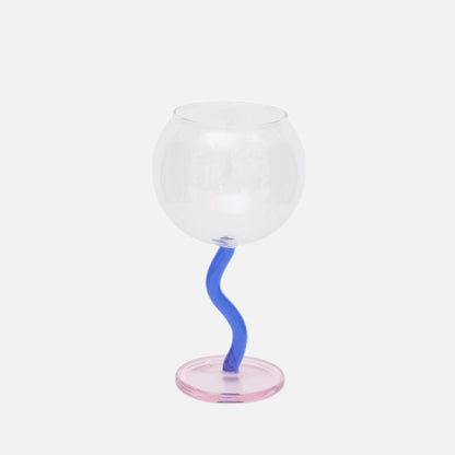 Saxo Wavy Glass Goblet