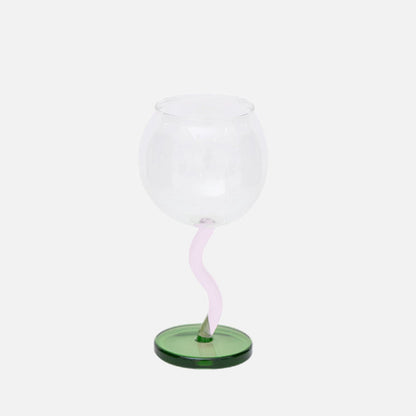 Saxo Wavy Glass Goblet