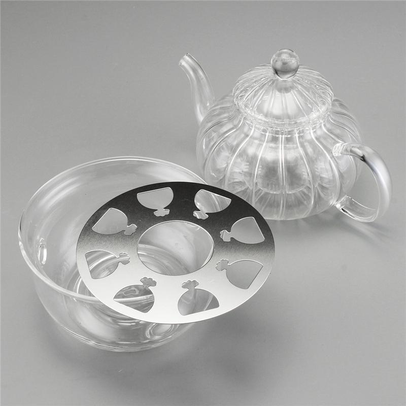 Crystal Clear Glass Teapot Set