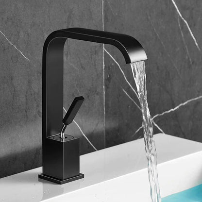 Miravique - Modern Curved Bathroom Faucet