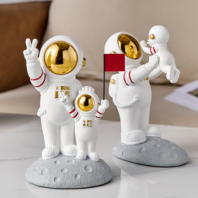 Astronaut Family Statues