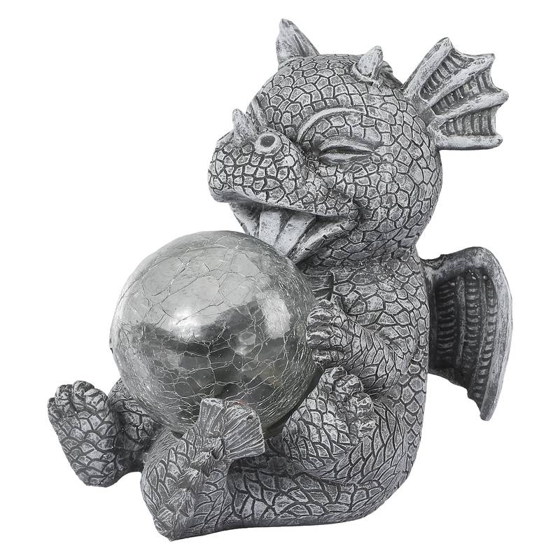 Garden statue - Draconis - Solar Lighting - Resin Dragon Statue