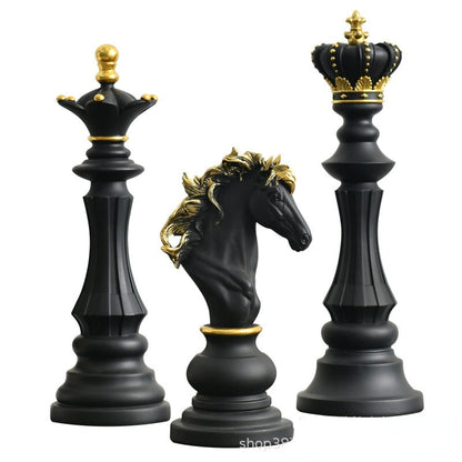 Retro Chess Statue