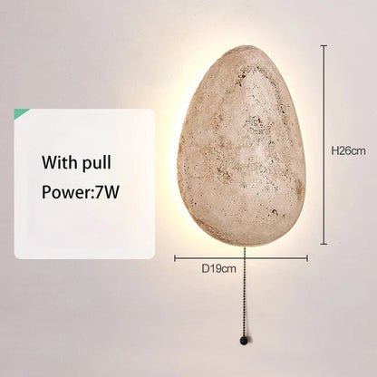 Beatrice Floating Stone Wall Light Lamp