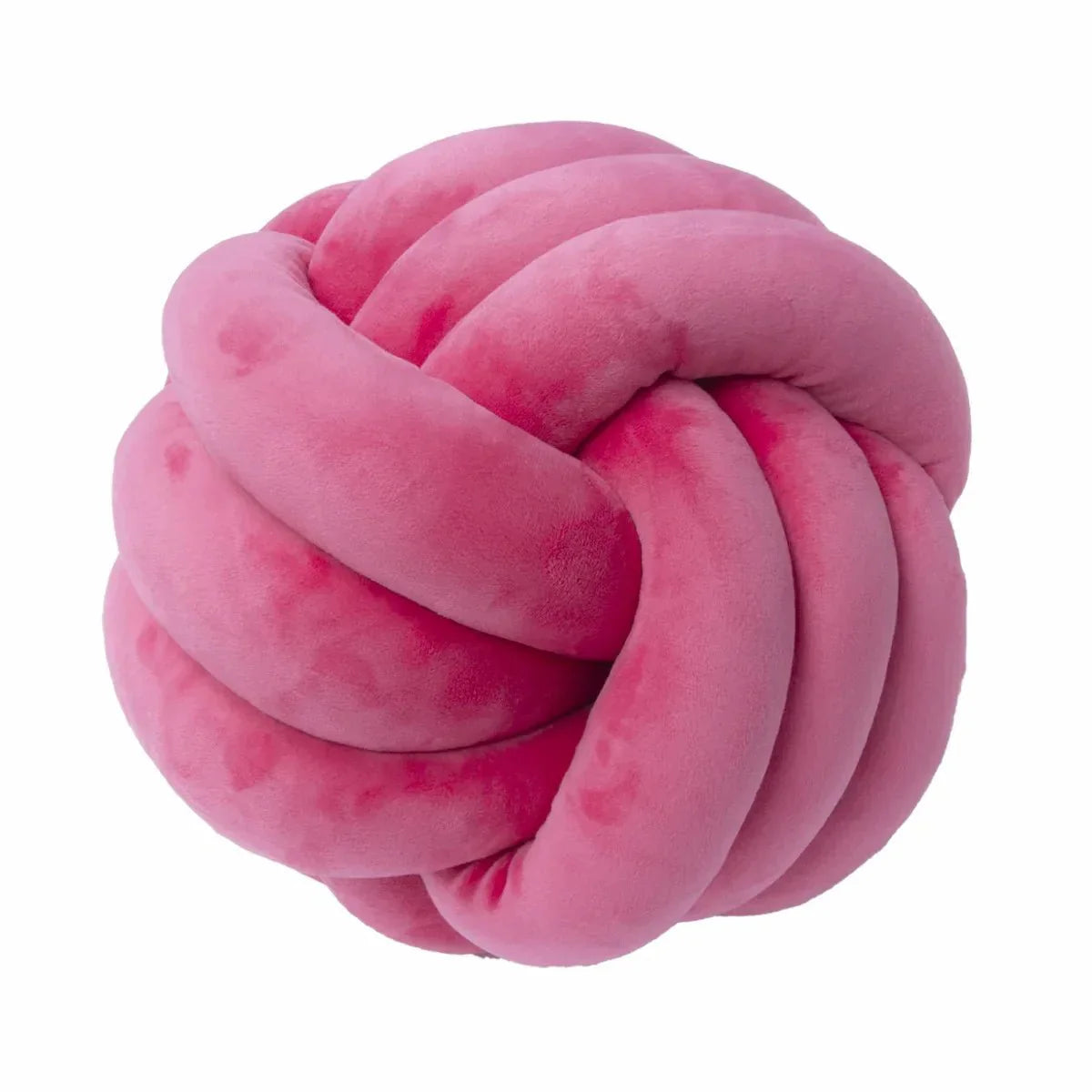 Decorative Knotted Suede Effect Ball Soft Cushion