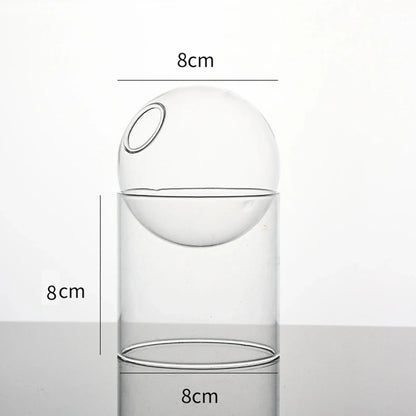 Decorative Round Modern Glass Vase