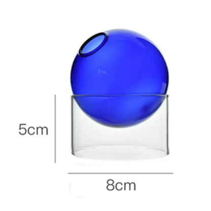 Decorative Round Modern Glass Vase