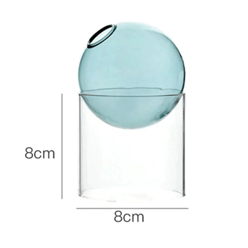 Decorative Round Modern Glass Vase