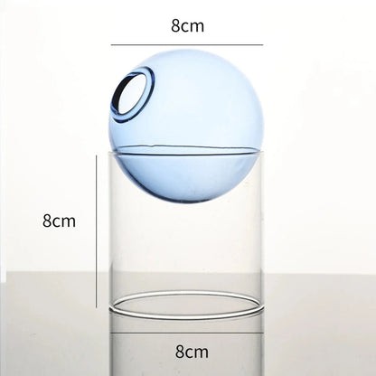 Decorative Round Modern Glass Vase