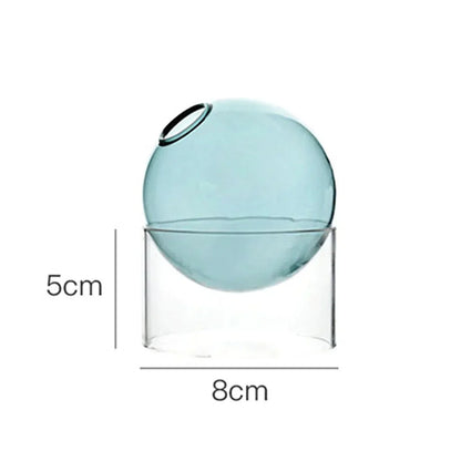 Decorative Round Modern Glass Vase