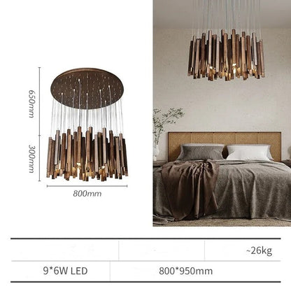 Blossom Wooden Ceiling Lamp