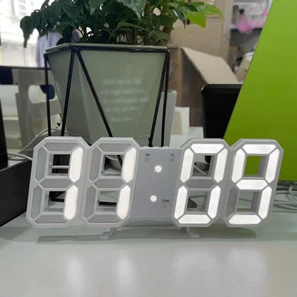 Digital Luminous 3D Wall Clock